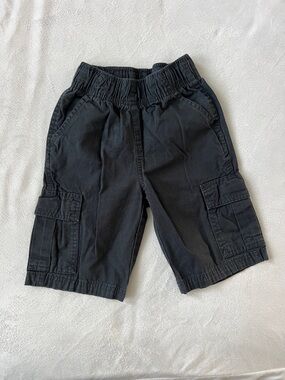 Place Black Cargo Shorts for Kids